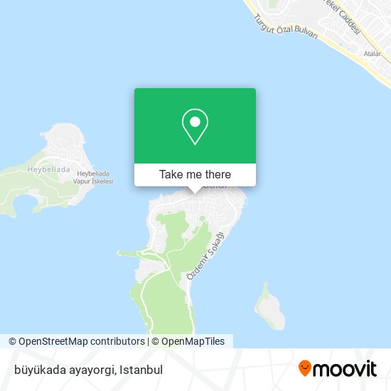 büyükada ayayorgi map