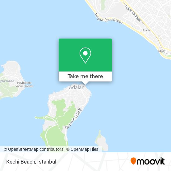 Kechi Beach map