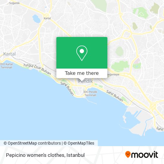 Pepicino women's clothes map