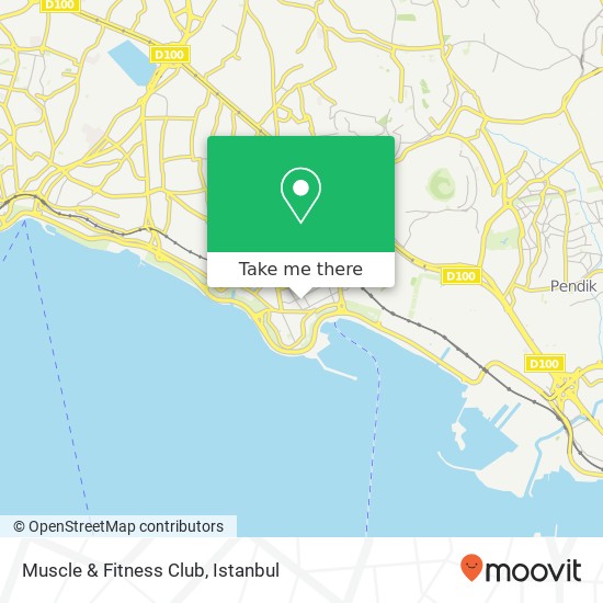 Muscle & Fitness Club map