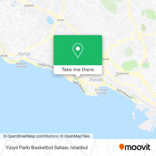 Yüzyıl Parkı Basketbol Sahası map