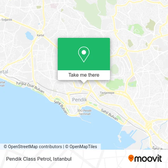 Pendik Class Petrol map