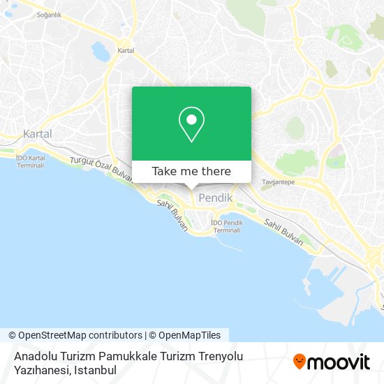 Anadolu Turizm Pamukkale Turizm Trenyolu Yazıhanesi map
