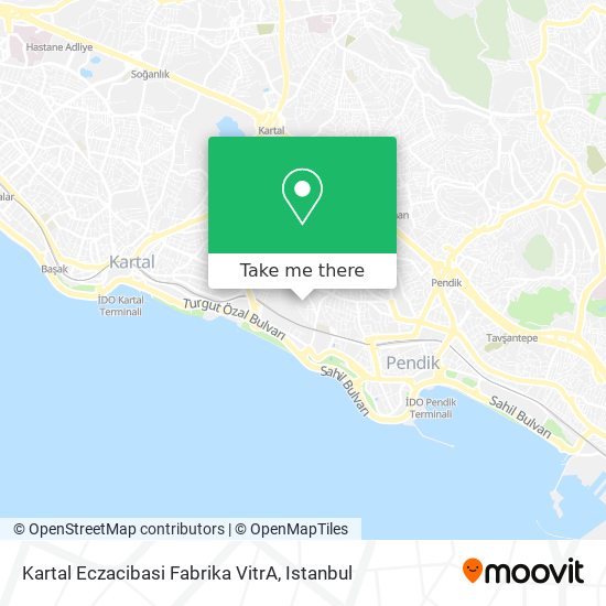 Kartal Eczacibasi Fabrika VitrA map