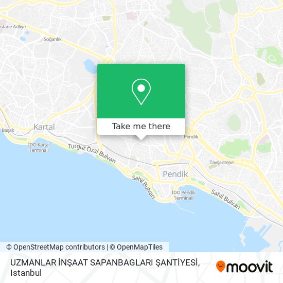 UZMANLAR İNŞAAT SAPANBAGLARI ŞANTİYESİ map