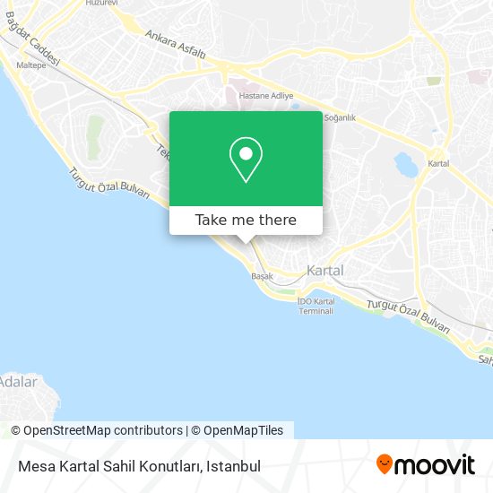 Mesa Kartal Sahil Konutları map