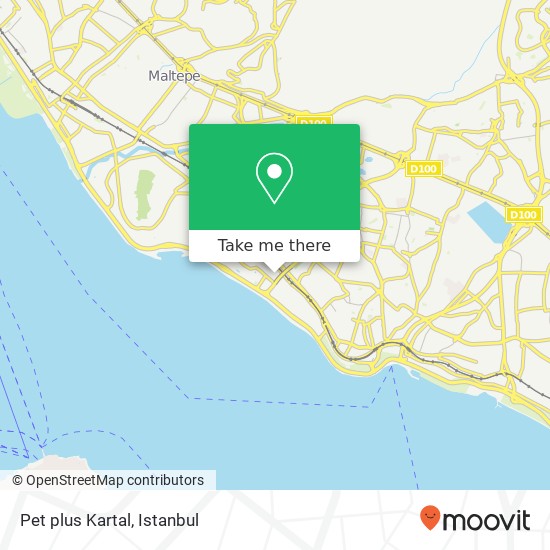 Pet plus Kartal map