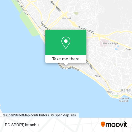 PG SPORT map