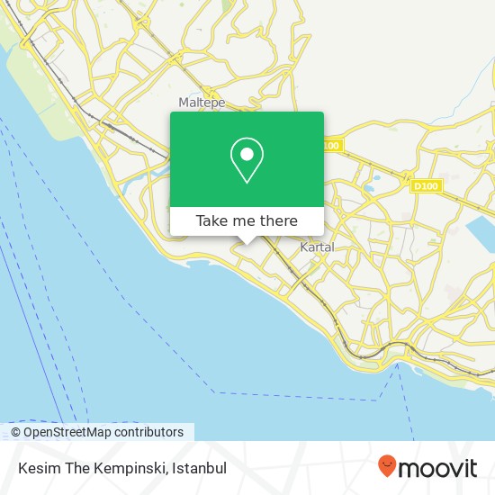 Kesim The Kempinski map