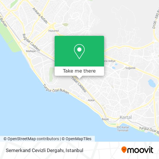 Semerkand Cevizli Dergahı map