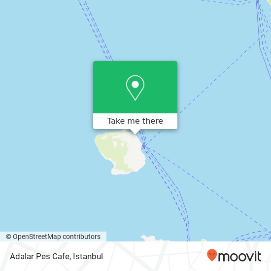 Adalar Pes Cafe map