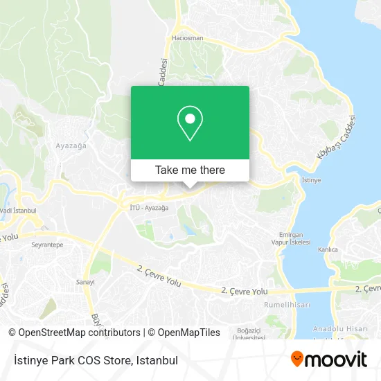 İstinye Park COS Store map