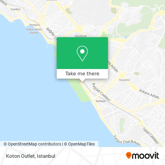 Koton Outlet map