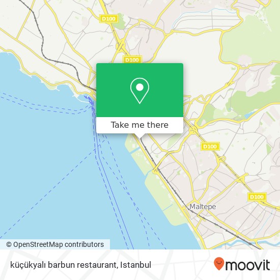 küçükyalı barbun restaurant map