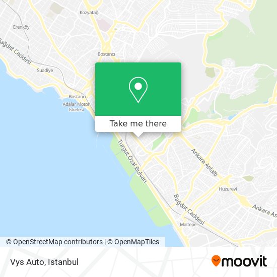 how to get to vys auto in maltepe by bus cable car train or ferry