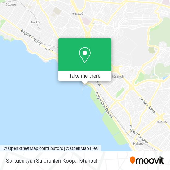 Ss kucukyali Su Urunleri Koop. map