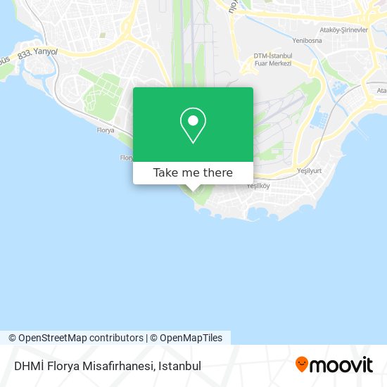 DHMİ Florya Misafirhanesi map