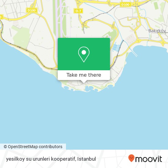 yesilkoy su urunleri kooperatif map