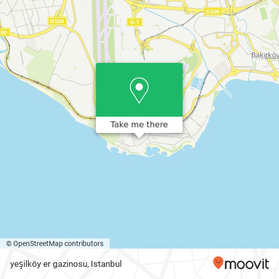 yeşilköy er gazinosu map