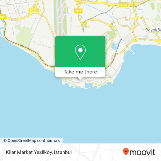 Kiler Market Yeşilköy map