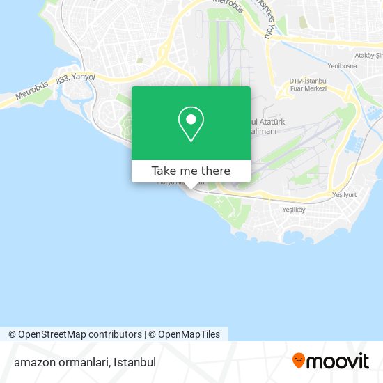 amazon ormanlari map