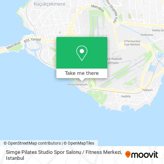 Simge Pilates Studio Spor Salonu / Fitness Merkezi map