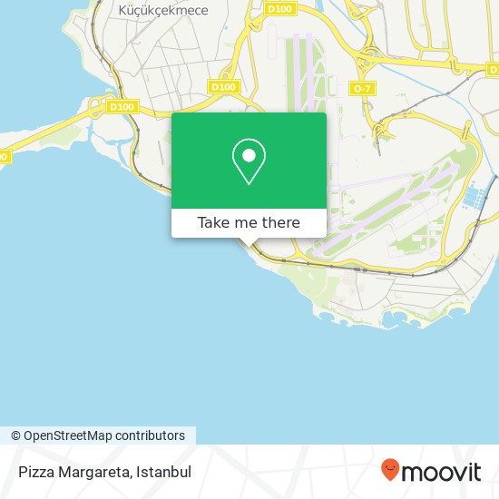 Pizza Margareta map