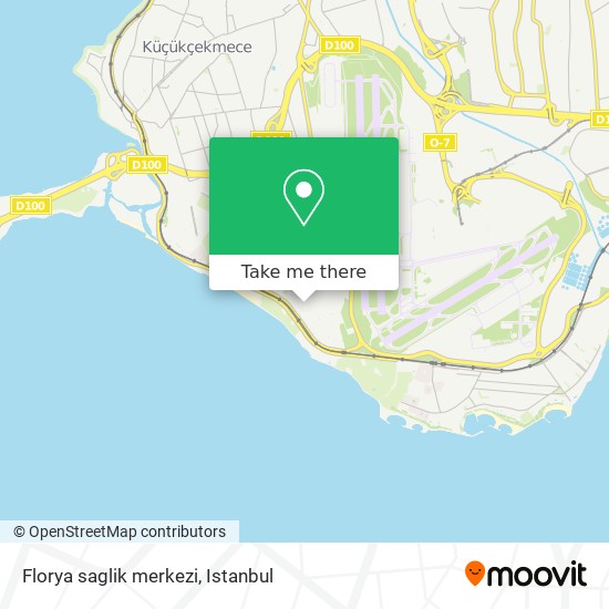 Florya saglik merkezi map