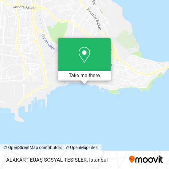 ALAKART EÜAŞ SOSYAL TESİSLER map