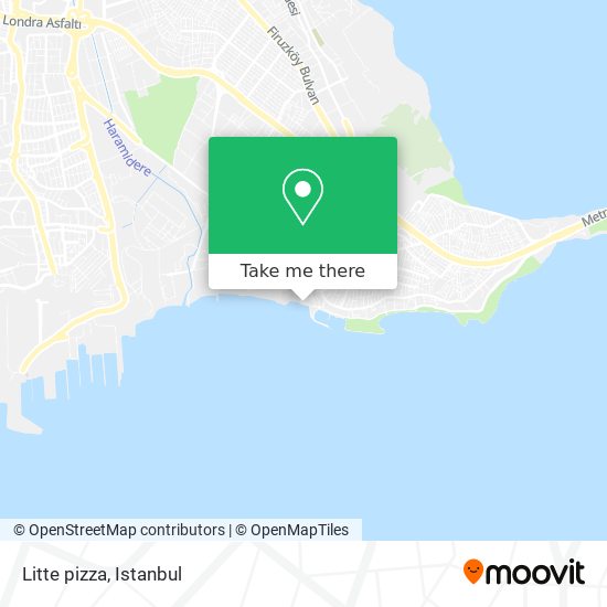 Litte pizza map