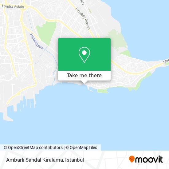 Ambarlı Sandal Kiralama map
