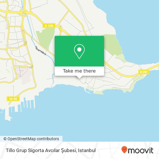 Tillo Grup Sigorta Avcılar Şubesi map