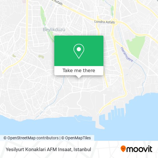 Yesilyurt Konaklari AFM Insaat map
