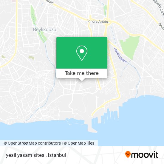 yesil yasam sitesi map