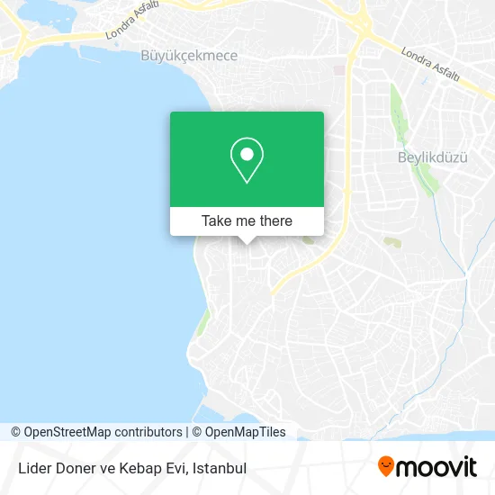 Lider Doner ve Kebap Evi map