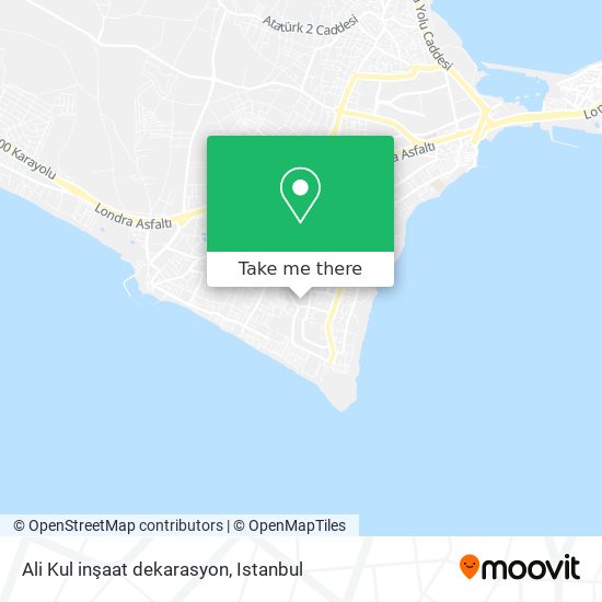 Ali Kul inşaat dekarasyon map