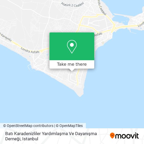 Batı Karadenizliler Yardımlaşma Ve Dayanışma Derneği map