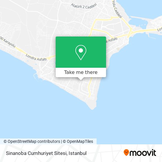 Sinanoba Cumhuriyet Sitesi map