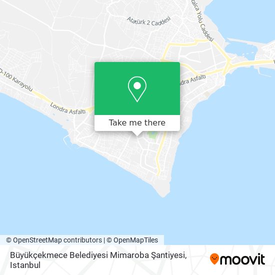 Büyükçekmece Belediyesi Mimaroba Şantiyesi map