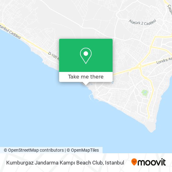 Kumburgaz Jandarma Kampı Beach Club map