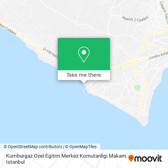 Kumburgaz Ozel Egitim Merkez Komutanligi Makam map