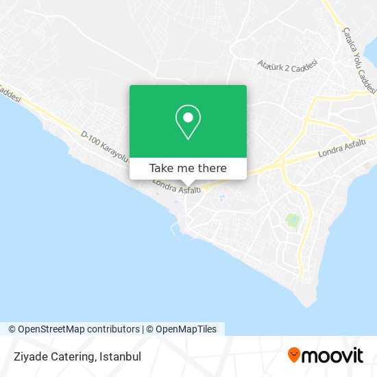 Ziyade Catering map