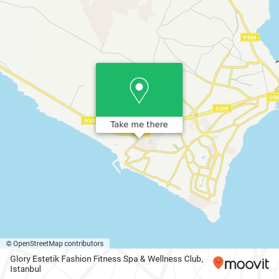 Glory Estetik Fashion Fitness Spa & Wellness Club map