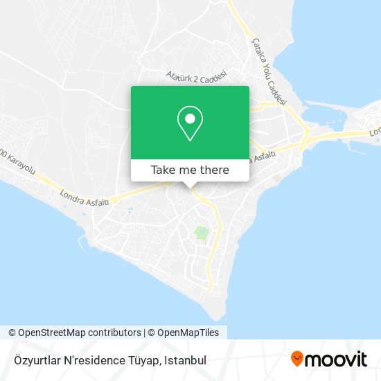 Özyurtlar N'residence Tüyap map