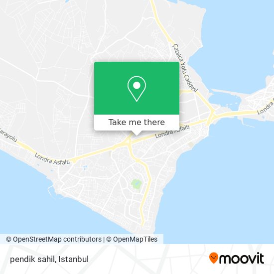 pendik sahil map