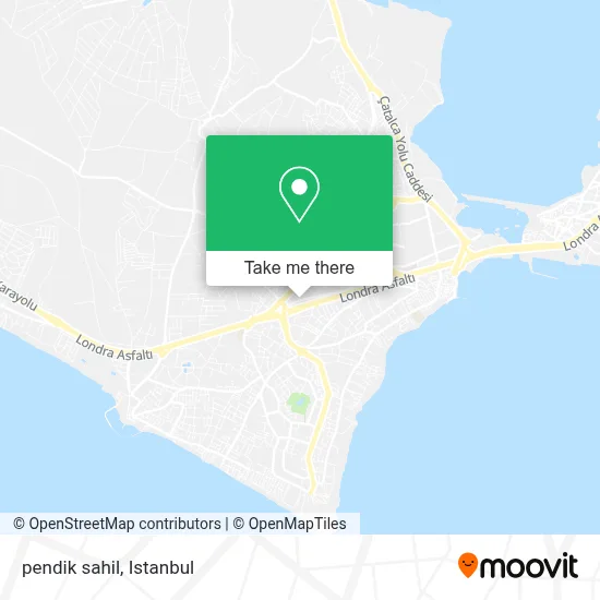 pendik sahil map