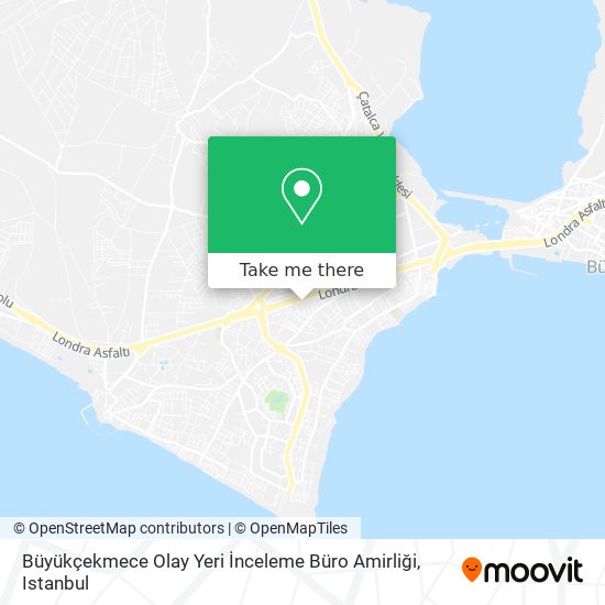 Büyükçekmece Olay Yeri İnceleme Büro Amirliği map