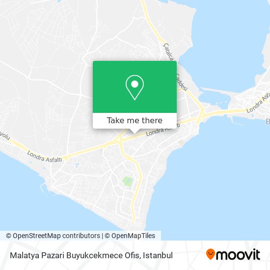 Malatya Pazari Buyukcekmece Ofis map