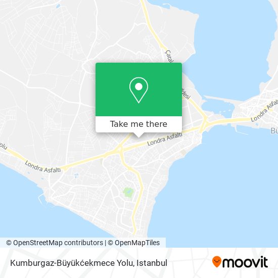 Kumburgaz-Büyükćekmece Yolu map