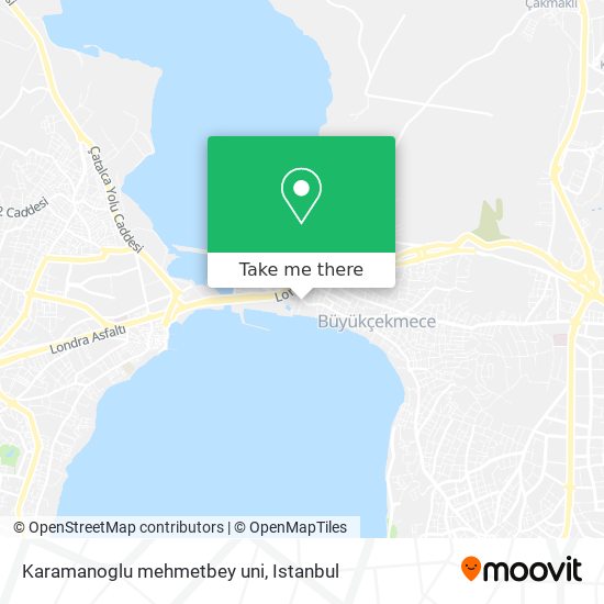 Karamanoglu mehmetbey uni map